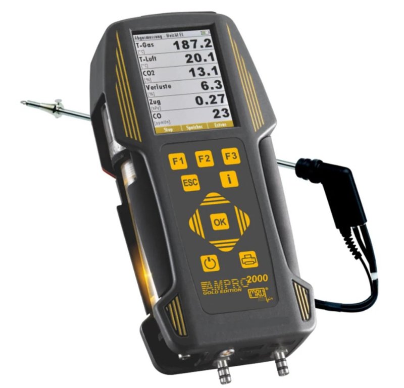 Digital Combustion Analyzer Screen Reading